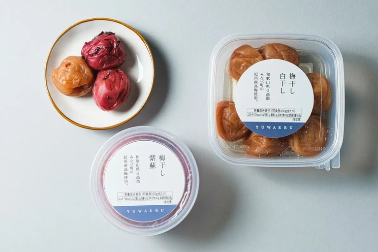 結わえる（YUWAERU）梅干し（70g）2種セット